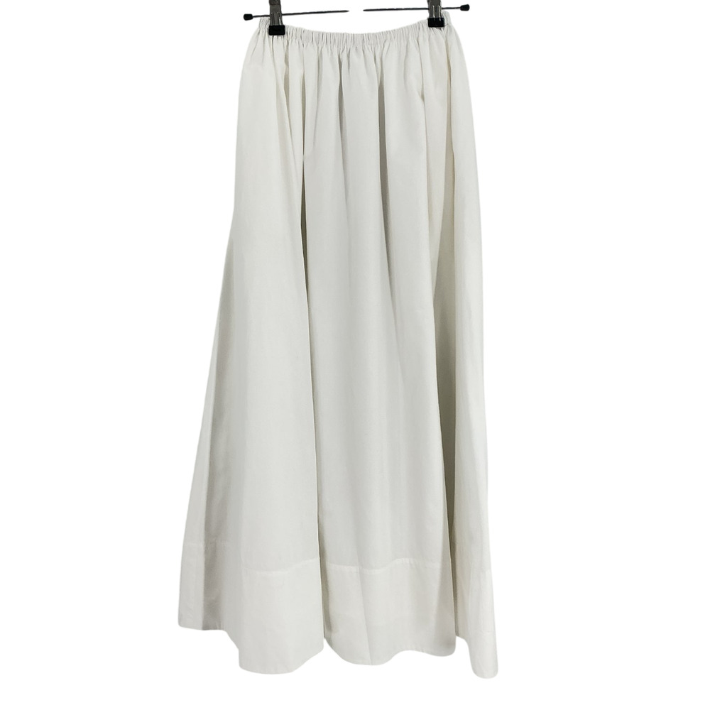 Helsa Crisp White Poplin Midi Skirt Size XS - Picture 3 of 4